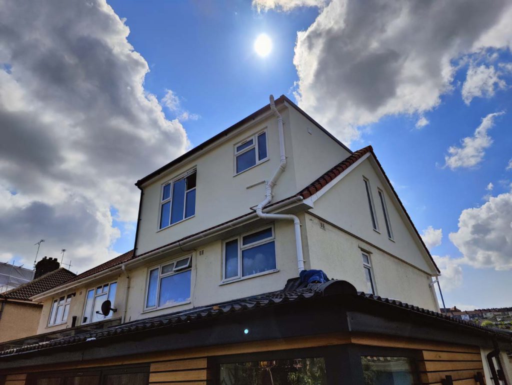 Hip-to-gable loft conversion, Brislington